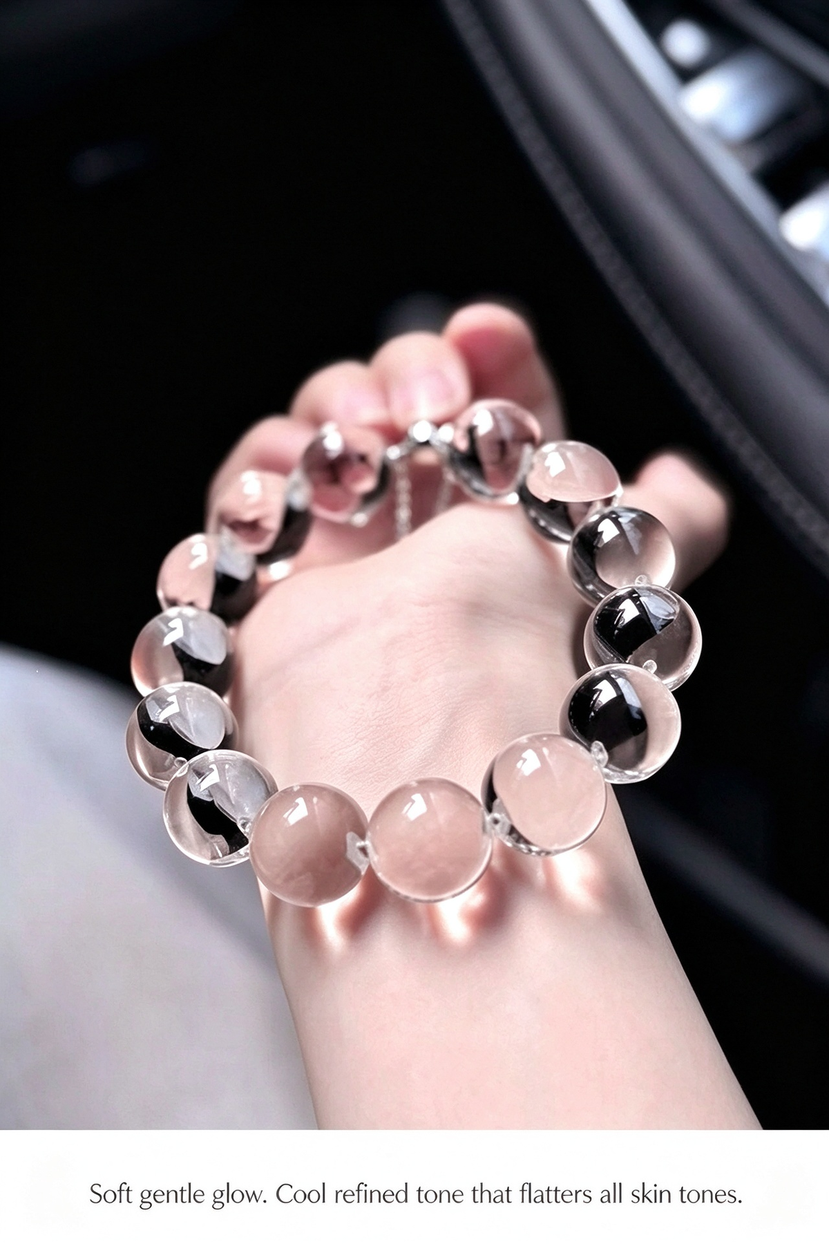 FAITH Lucid | Natural Clear Quartz Beaded Bracelet