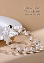 FAITH Lucid | Natural Clear Quartz Beaded Bracelet