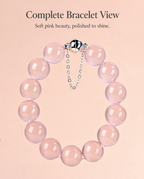 FAITH Cherish | Star Rose Quartz Beaded Bracelet