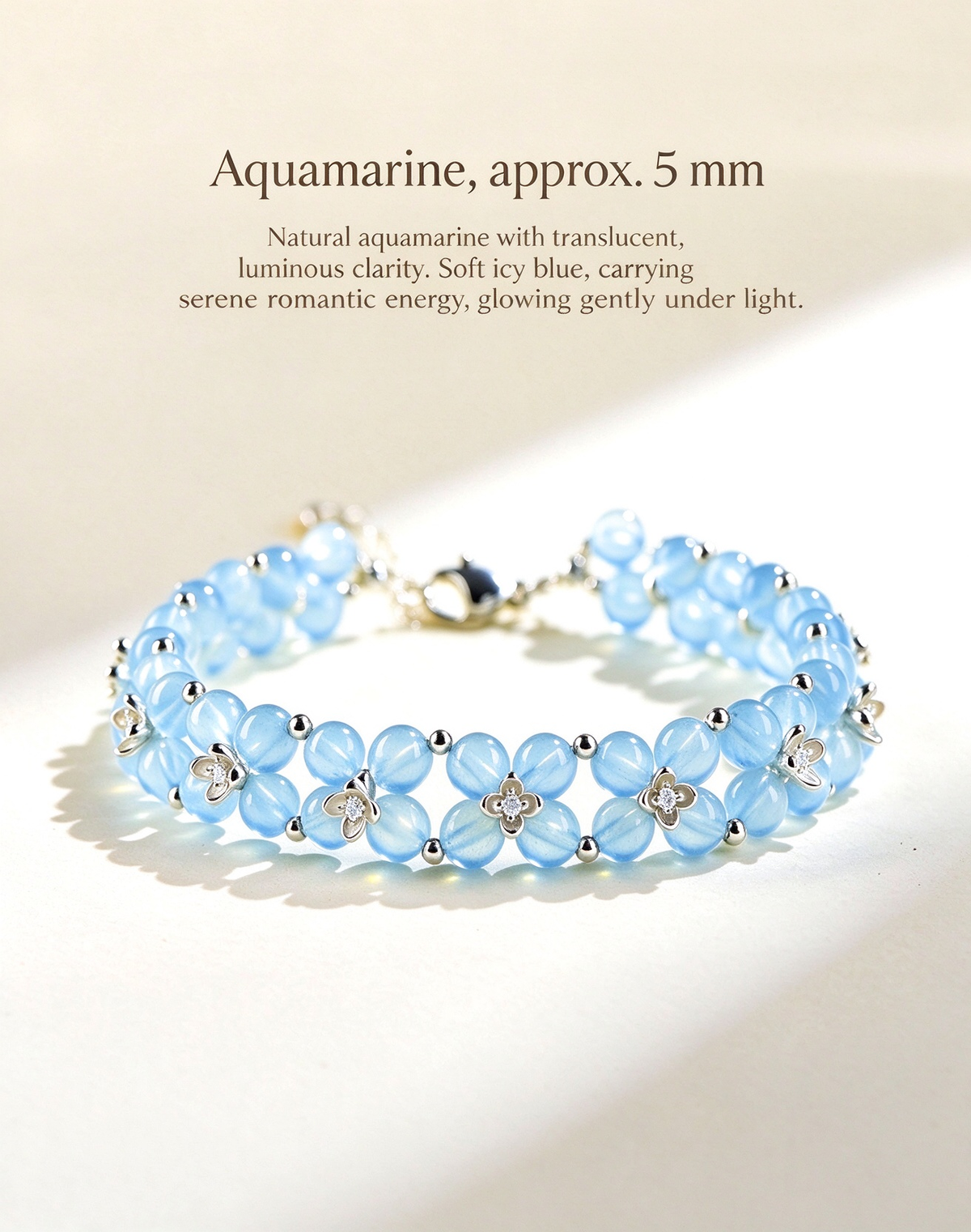 FAITH Flora | Woven Blossom Gemstone Bracelet