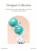 FAITH Glacia | Amazonite & Green Fluorite Beaded Bracelet