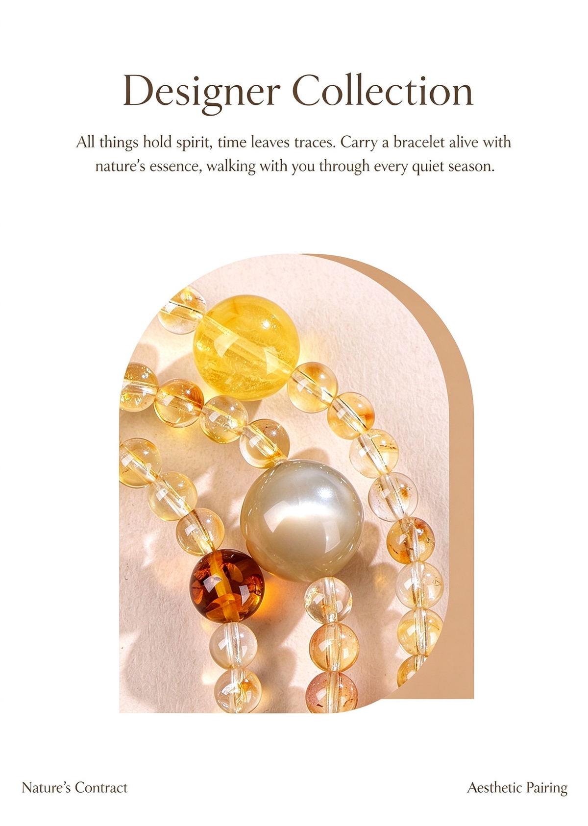 FAITH Astra | Citrine & Multi-Mineral Beaded Bracelet