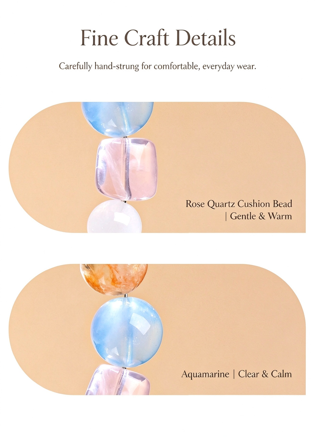 FAITH Aurora | Pastel Multi-Mineral Beaded Bracelet