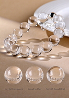 FAITH Lucid | Natural Clear Quartz Beaded Bracelet