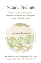 FAITH Oasis | Natural Prehnite Bubble Beaded Bracelet