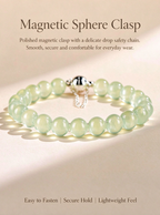 FAITH Oasis | Natural Prehnite Bubble Beaded Bracelet