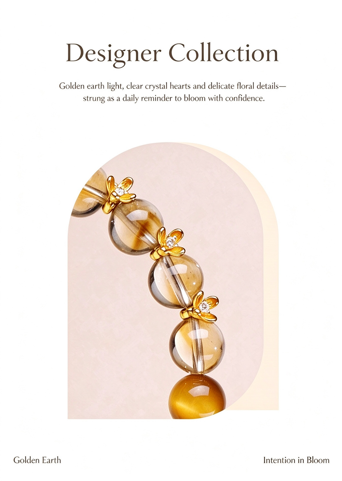FAITH Flourish | Golden Tiger's Eye & Citrine Beaded Bracelet