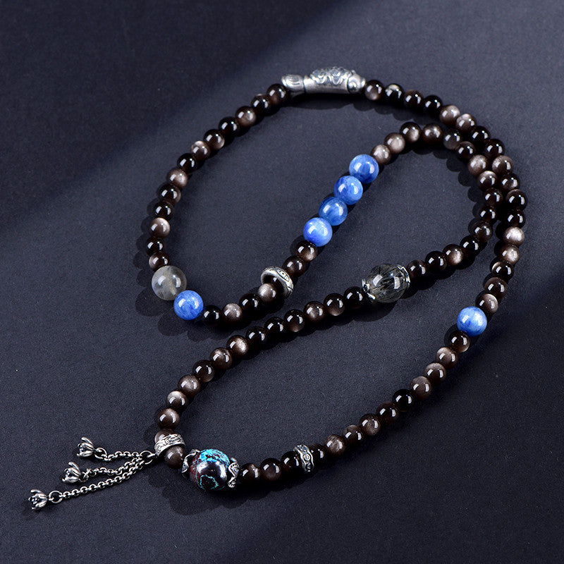 FAITH Nocturne | Convertible Beaded Wrap Bracelet & Necklace
