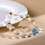 FAITH Serenity | Clear Quartz & Gemstone Accent Beaded Bracelet