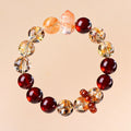 FAITH Ember | Garnet & Fire Quartz Beaded Bracelet
