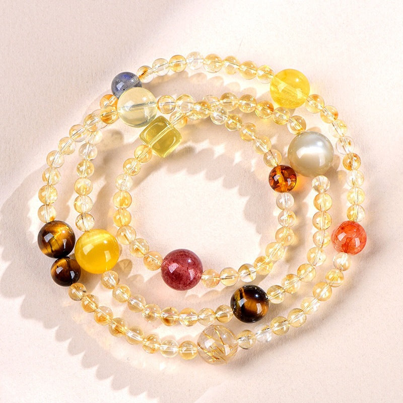FAITH Astra | Citrine & Multi-Mineral Beaded Bracelet