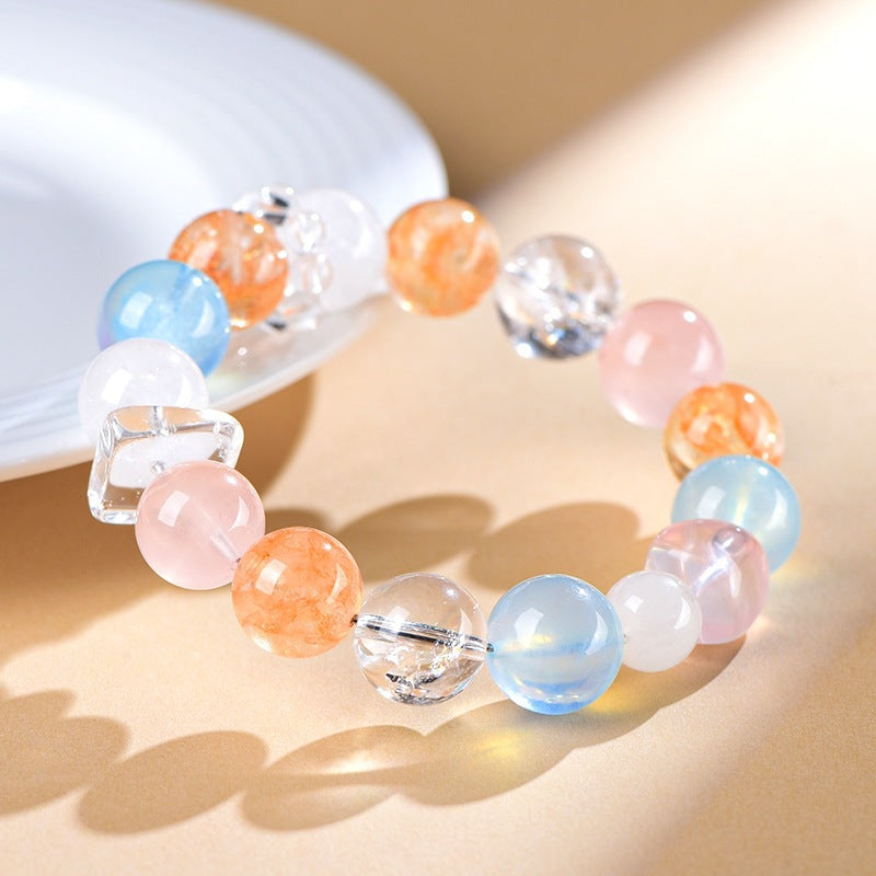 FAITH Aurora | Pastel Multi-Mineral Beaded Bracelet