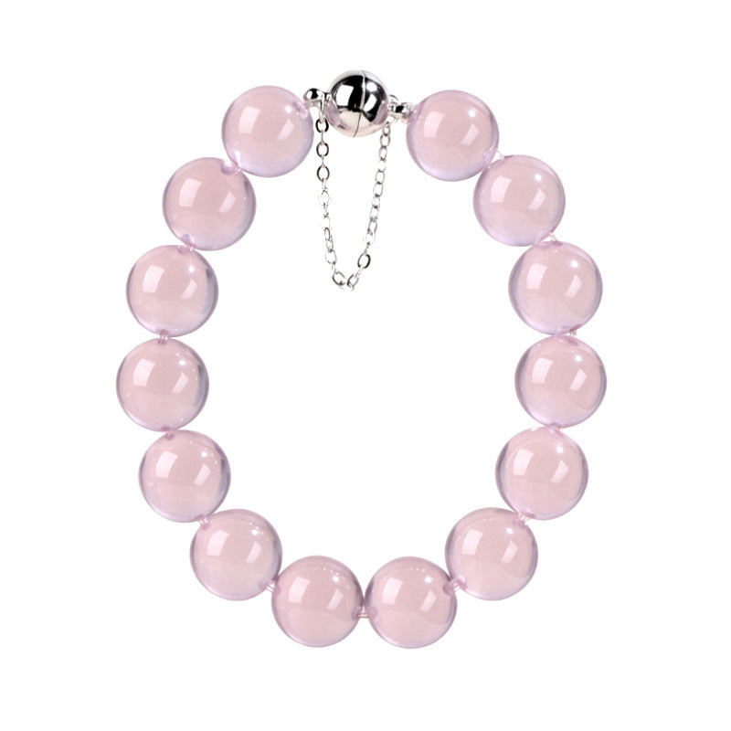 FAITH Cherish | Star Rose Quartz Beaded Bracelet