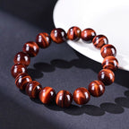 FAITH Flare | Red Tiger’s Eye Beaded Bracelet