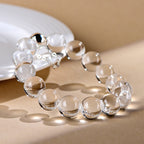 FAITH Lucid | Natural Clear Quartz Beaded Bracelet
