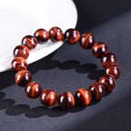 FAITH Flare | Red Tiger’s Eye Beaded Bracelet